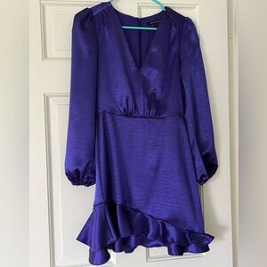 French Connection Purple Satin Dress size 0